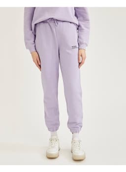 Relaxed Fit Knitted Joggers Lilac